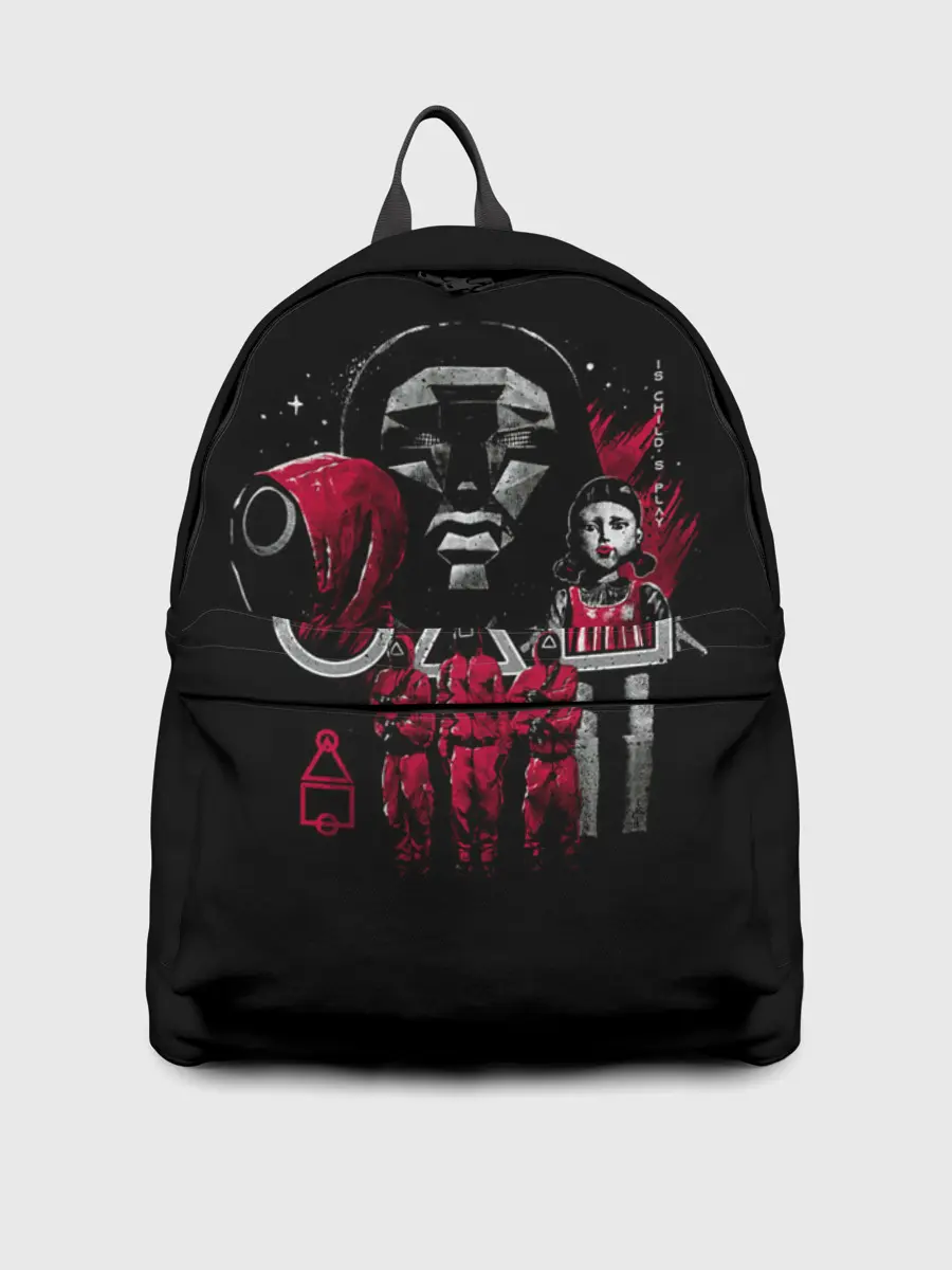 Рюкзак джинсовый / ИГРА В КАЛЬМАРА РАСПОРЯДИТЕЛЬ