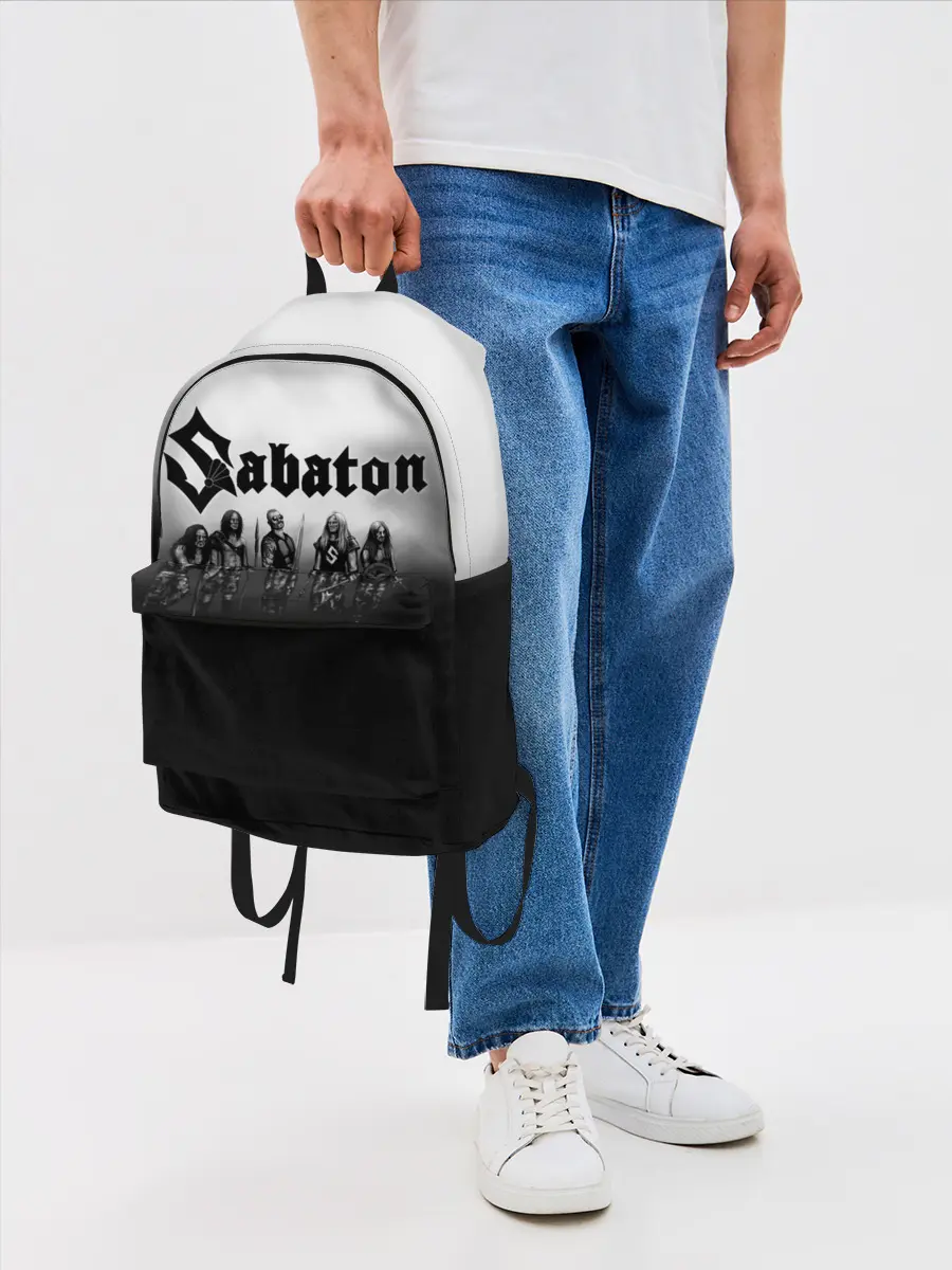 Рюкзак джинсовый / Участники группы Sabaton