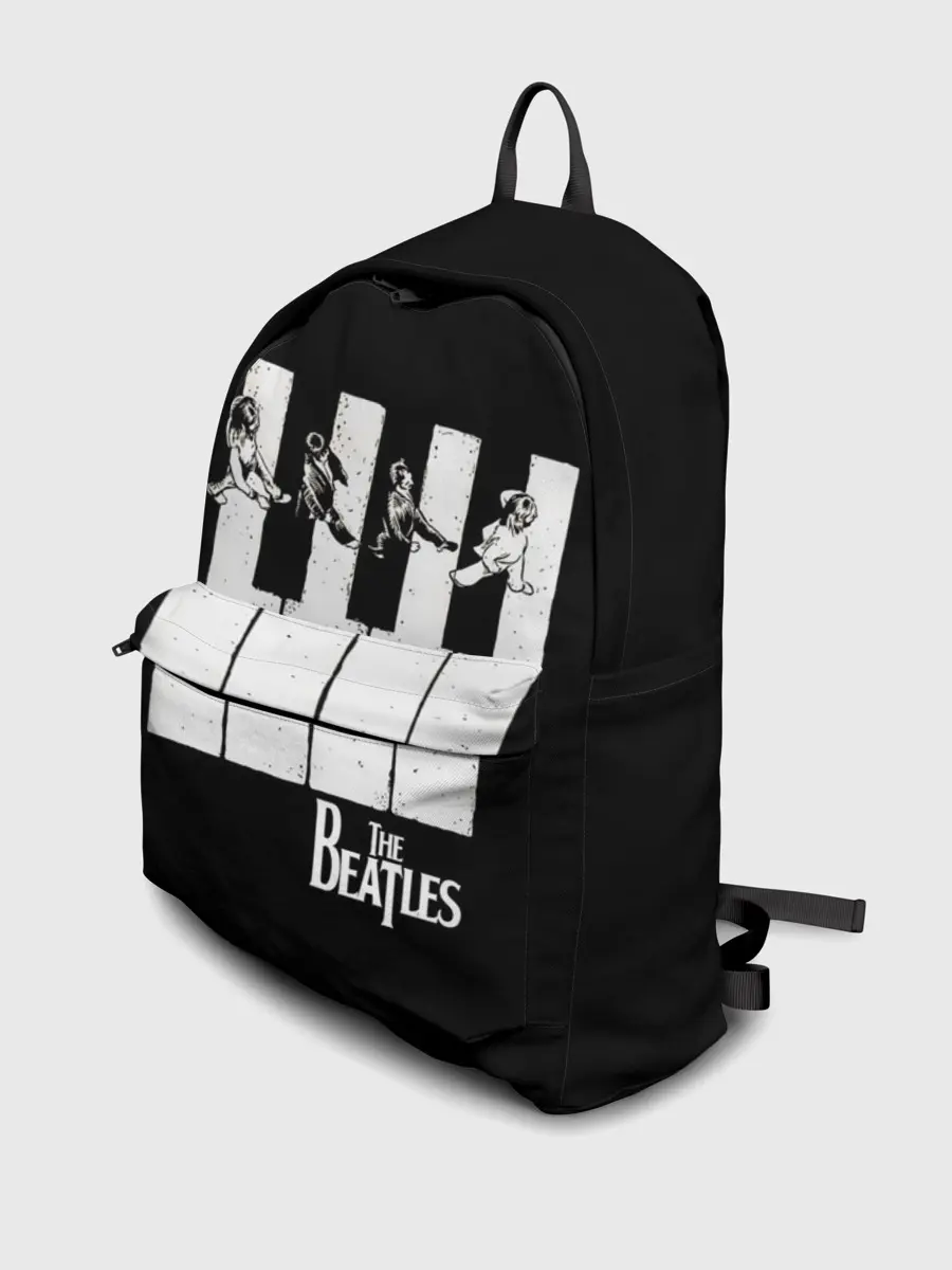 Рюкзак джинсовый / THE BEATLES ЗНАМЕНИТАЯ КАРТИНКА