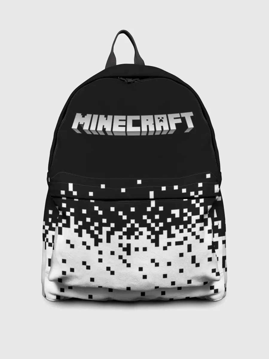 Рюкзак джинсовый / Minecraft | Майнкрафт | логотип