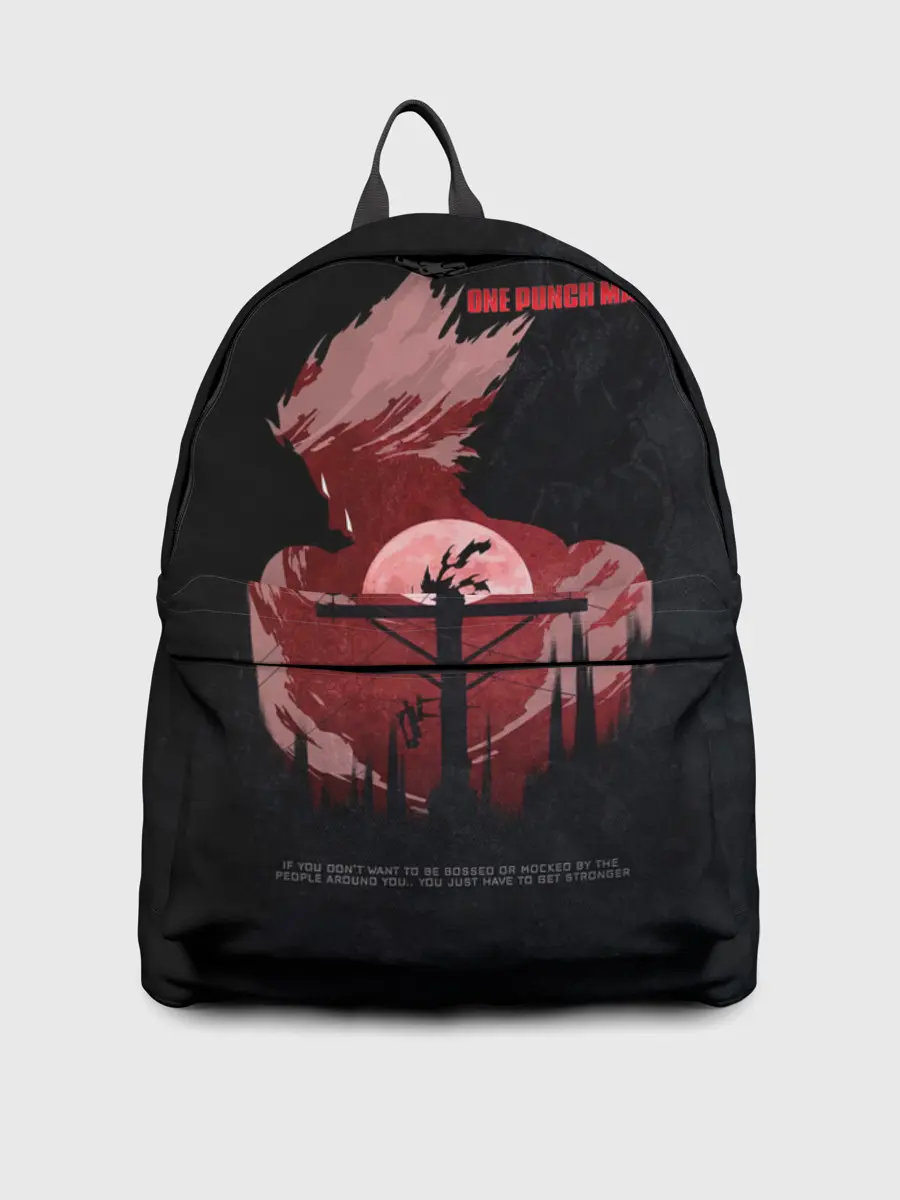 Рюкзак джинсовый / One Punch-Man эпичный Гароу