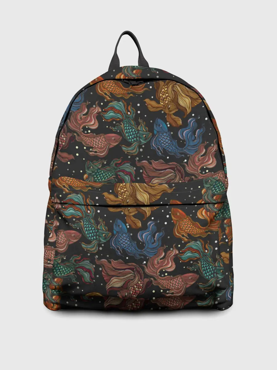 Рюкзак джинсовый / Тайские рыбки