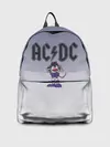 Рюкзак джинсовый / Ангус Янг чертик AC/DC