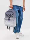 Рюкзак джинсовый / Ангус Янг чертик AC/DC