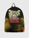 Рюкзак джинсовый / Карикатура Ангус Янг - AC/DC