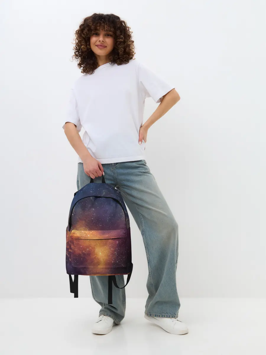Рюкзак джинсовый / Космос