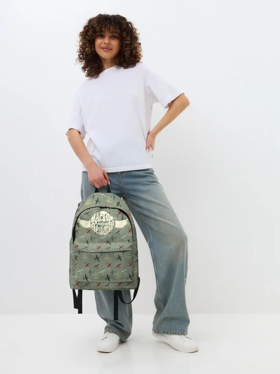 Рюкзак джинсовый / Авиация