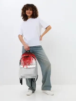 Рюкзак джинсовый / Кровь