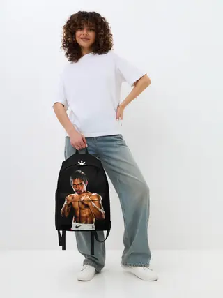 Рюкзак джинсовый / Менни Пакьяо