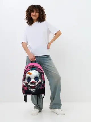 Рюкзак джинсовый / Клоун