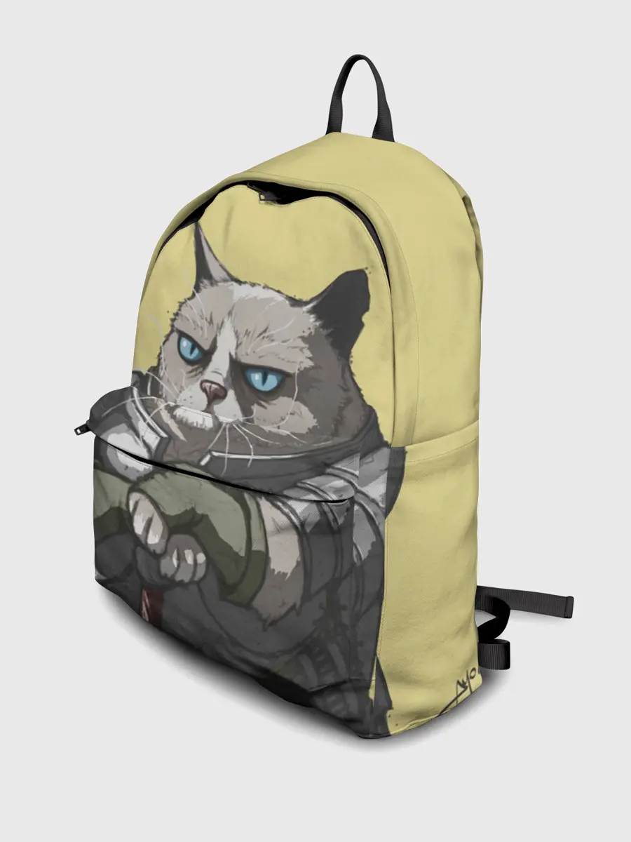 Рюкзак джинсовый / Кот