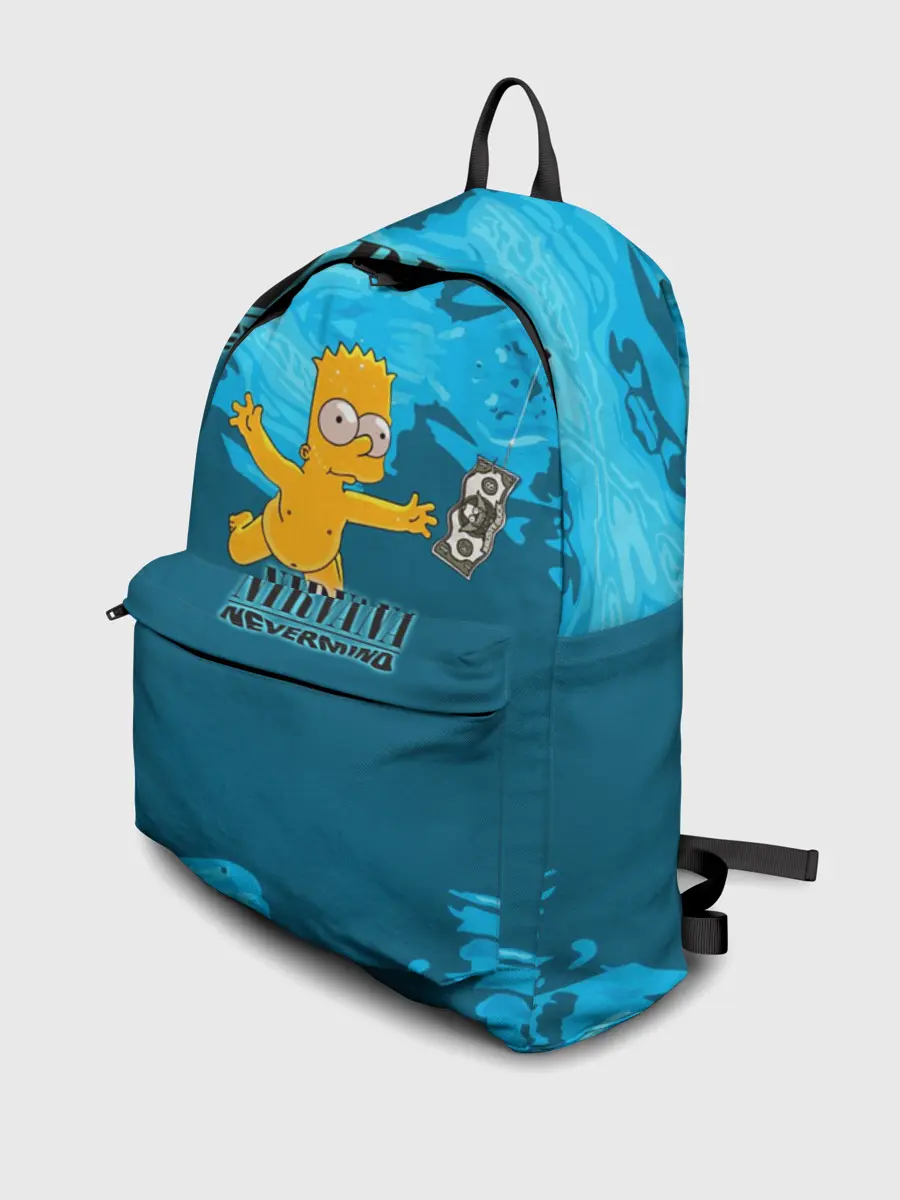 Рюкзак джинсовый / Nirvana & Simpson