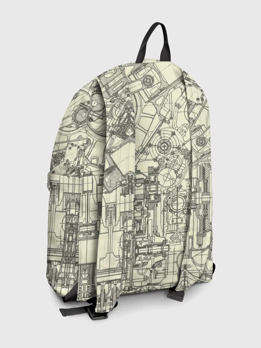 Рюкзак джинсовый / Лучший инженер