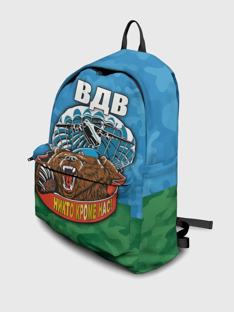 Рюкзак джинсовый / ВДВ медведь