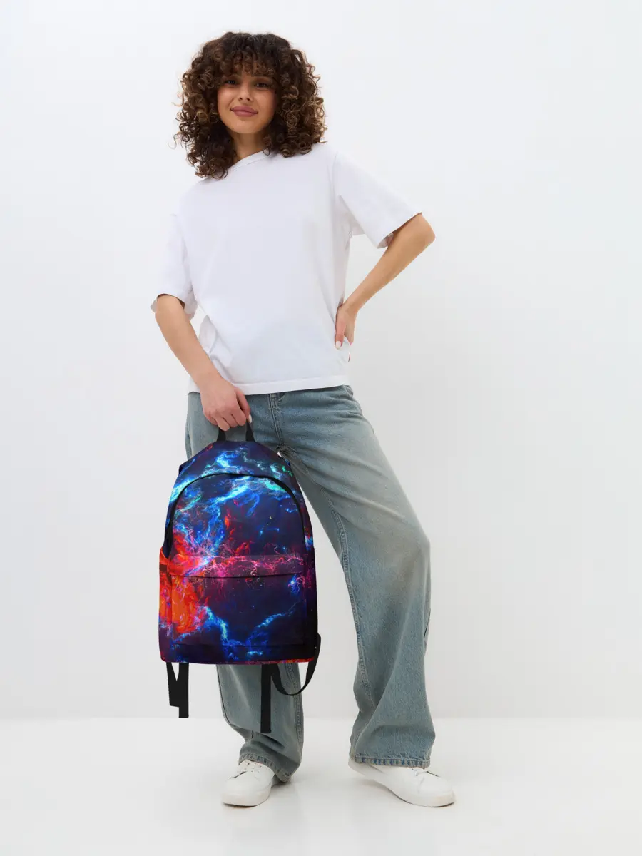 Рюкзак джинсовый / Космос