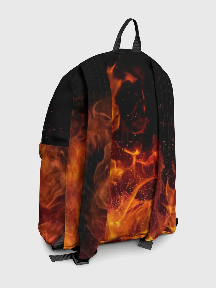 Рюкзак джинсовый / Огонь