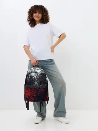 Рюкзак джинсовый / Брызги красок