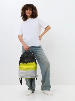 Рюкзак джинсовый / Имперский флаг России 1858года