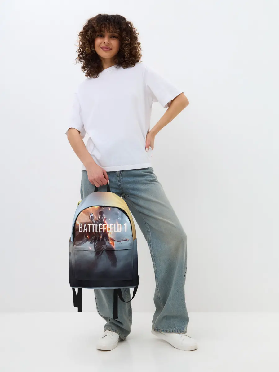 Рюкзак джинсовый / Battlefield 1 | Под дирижаблем