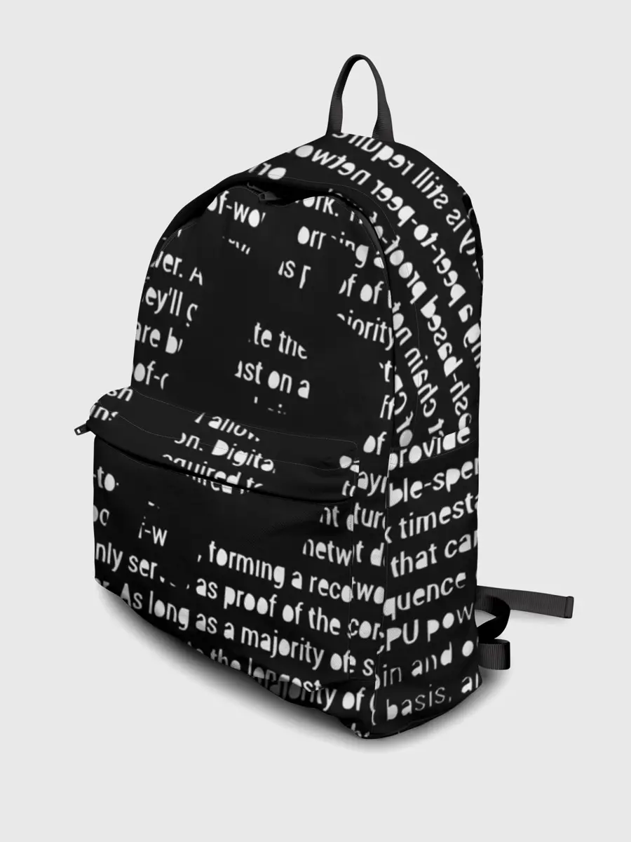 Рюкзак джинсовый / BITCOIN