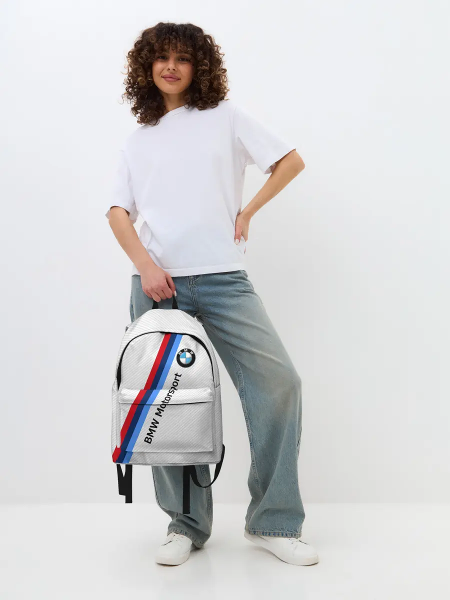 Рюкзак джинсовый / BMW MOTORSPORT CARBON | БМВ