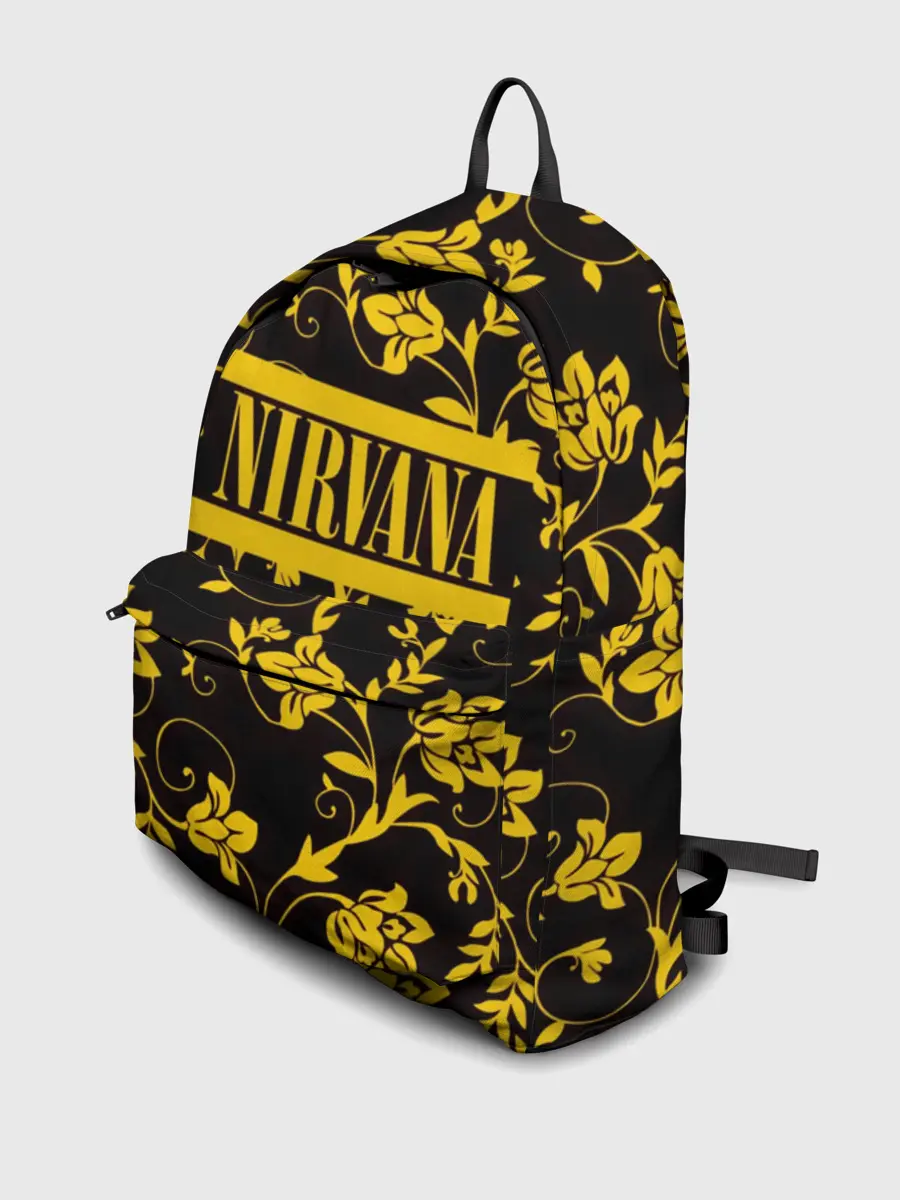 Рюкзак джинсовый / Nirvana узоры