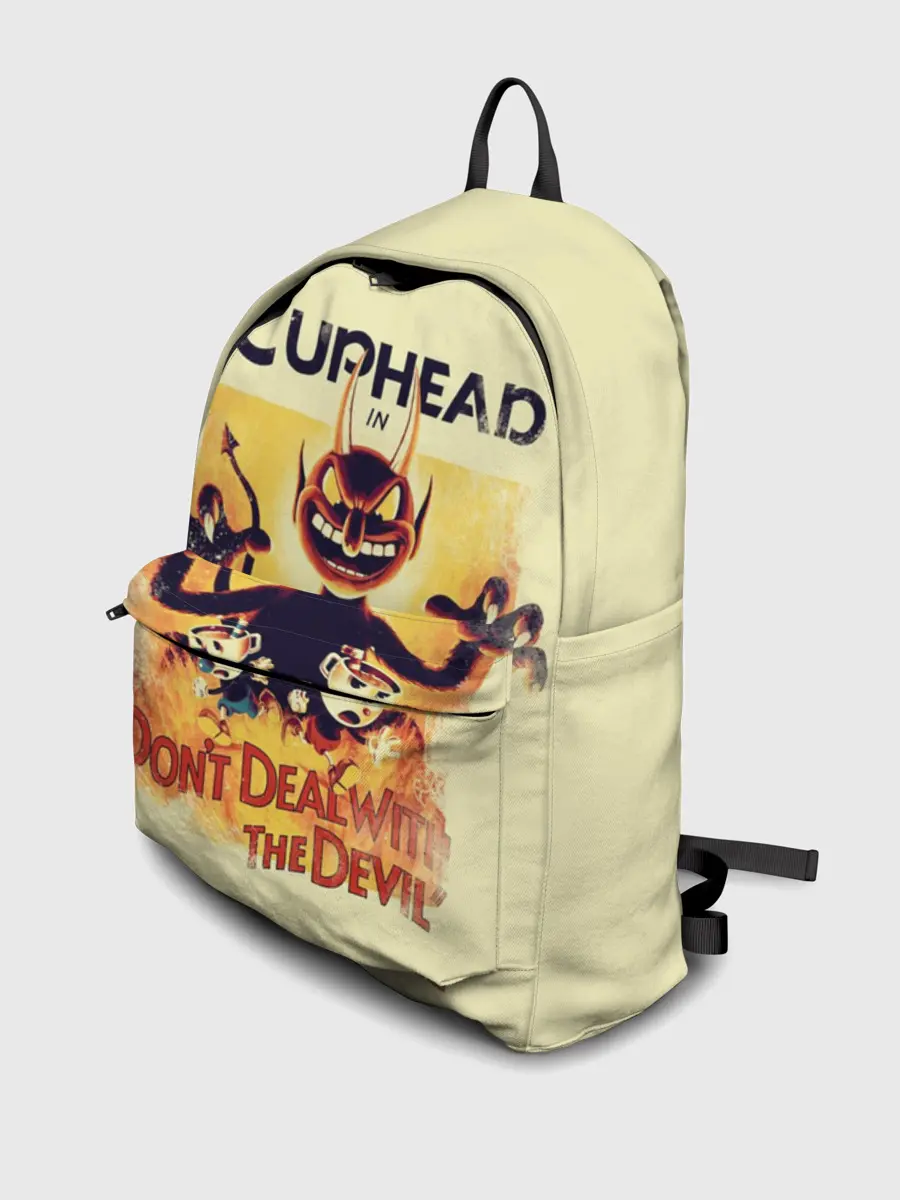 Рюкзак джинсовый / Cuphead