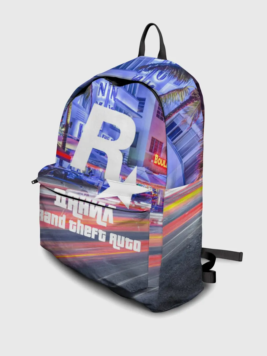 Рюкзак джинсовый / Данил в стиле GTA