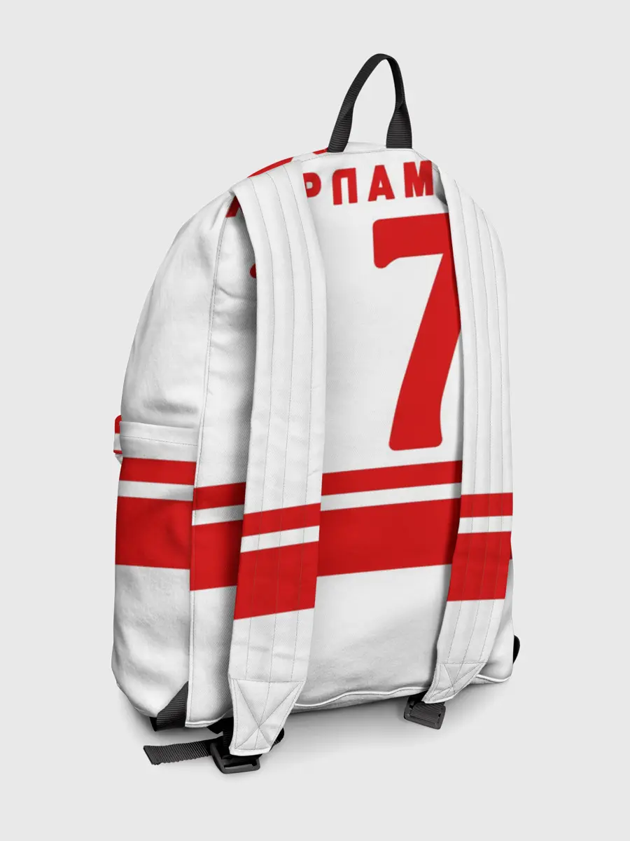 Рюкзак джинсовый / Валерий Харламов 17 White