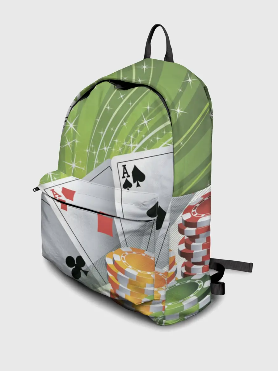 Рюкзак джинсовый / Покер Старс