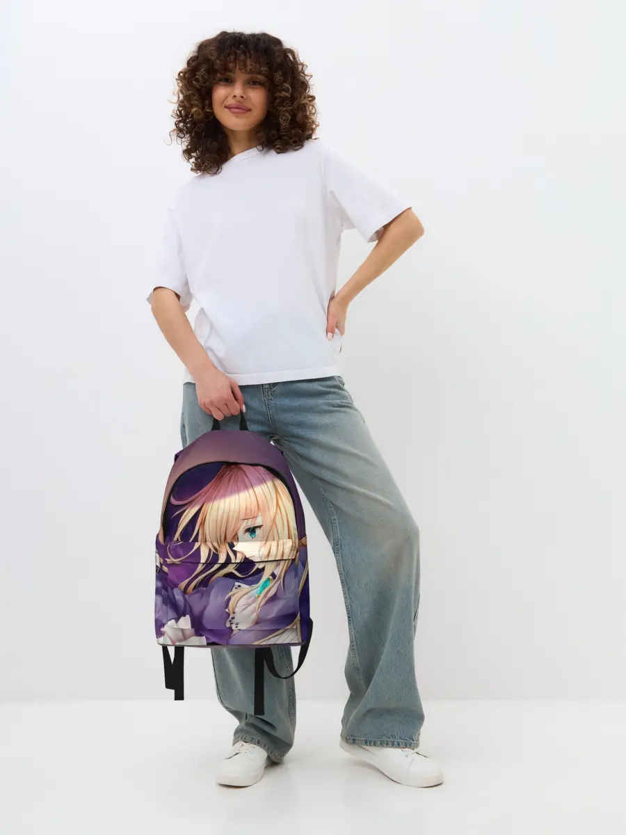 Рюкзак джинсовый / Violet Evergarden