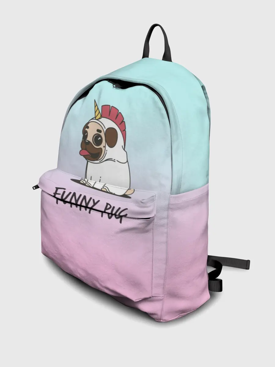 Рюкзак джинсовый / Funny PUG