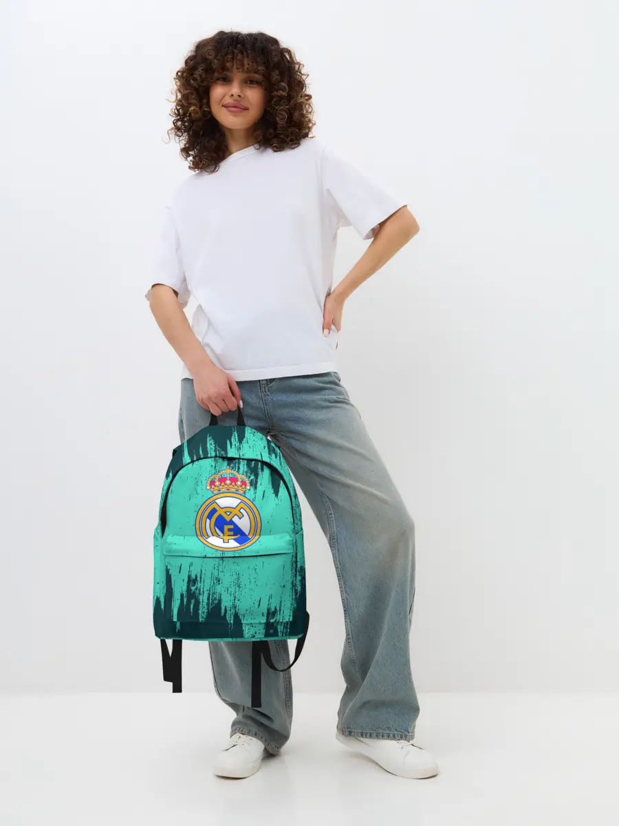 Рюкзак джинсовый / Реал Мадрид