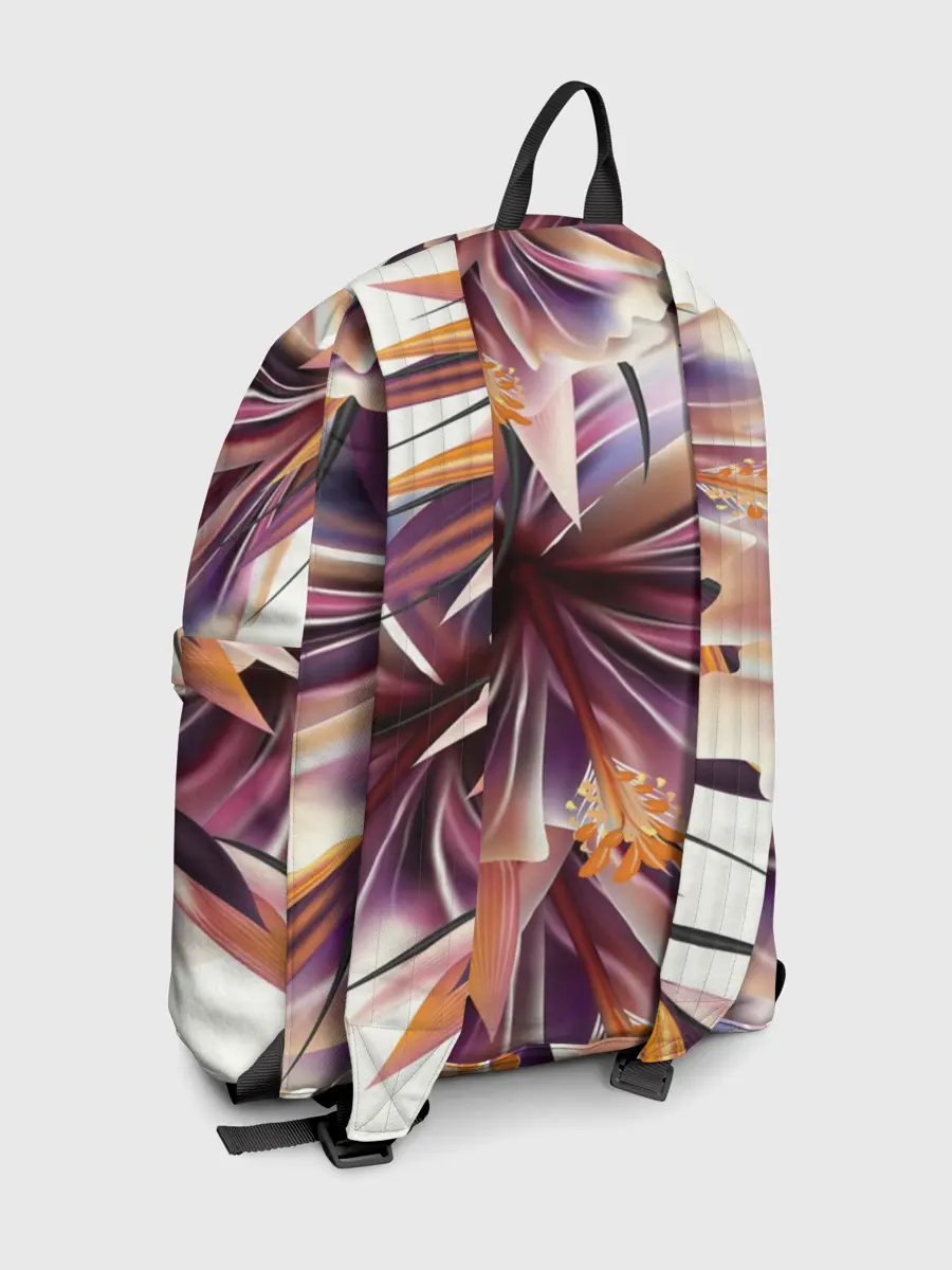 Рюкзак джинсовый / Необычный цветок