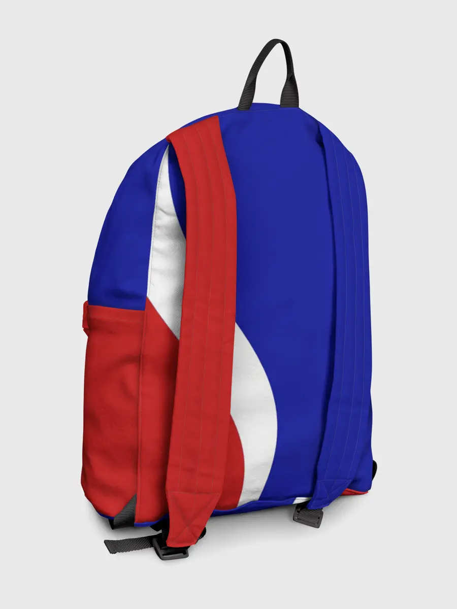 Рюкзак джинсовый / Герб РФ Триколор