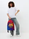 Рюкзак джинсовый / FC Barcelona color sport