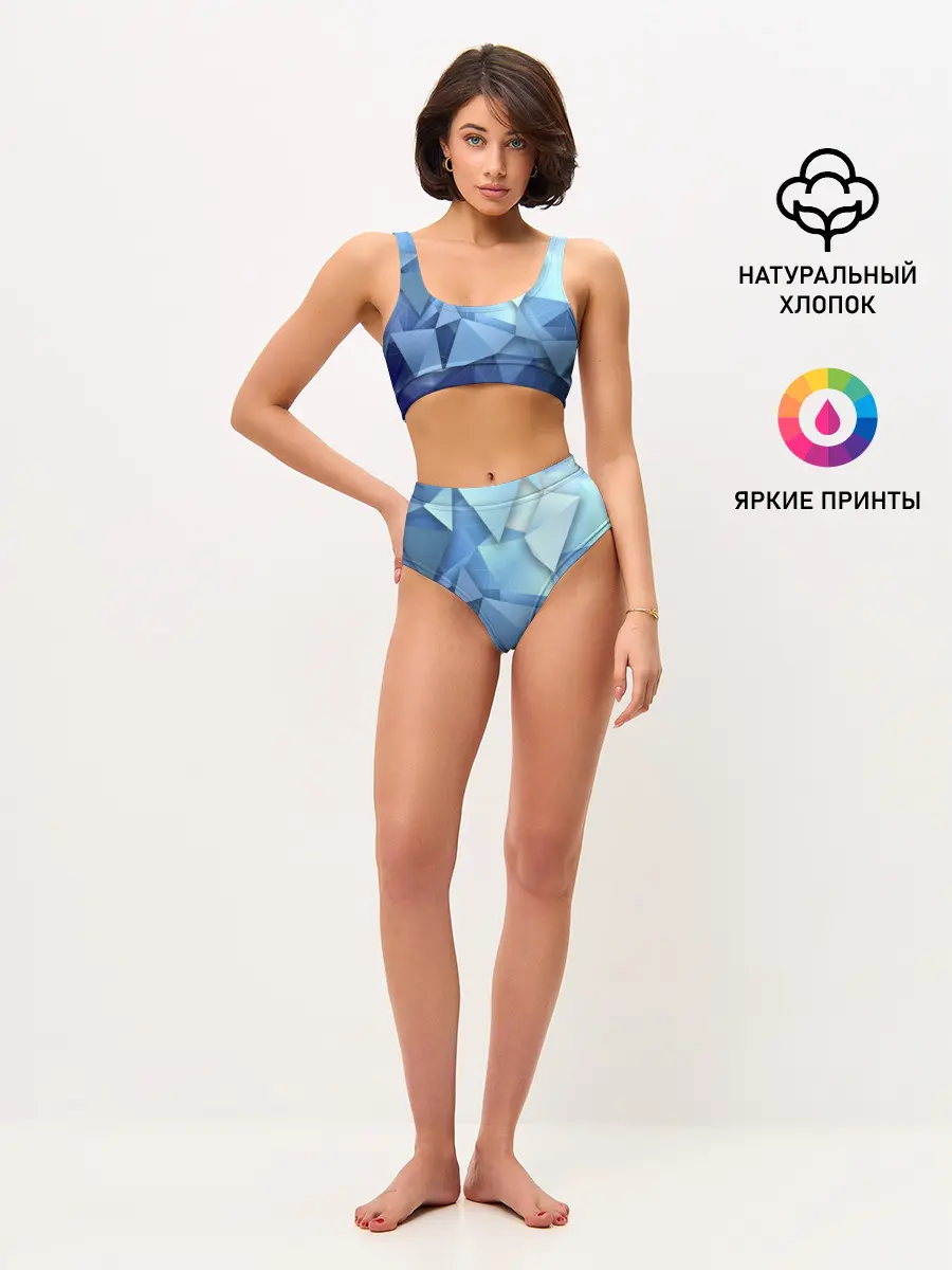 Женские топ и трусы / абстракция