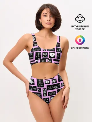 Женские топ и трусы / LIL PEEP