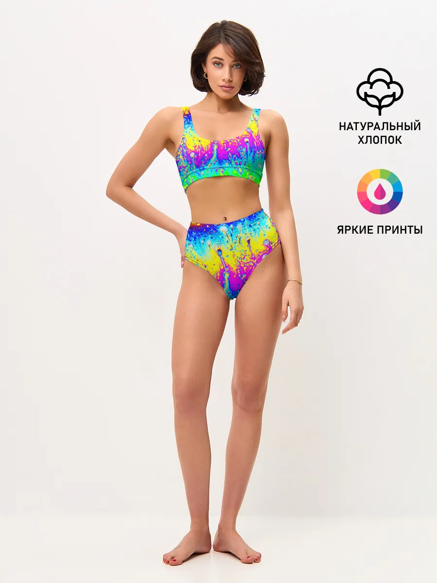 Женские топ и трусы / КИСЛОТНЫЙ СТИЛЬ
