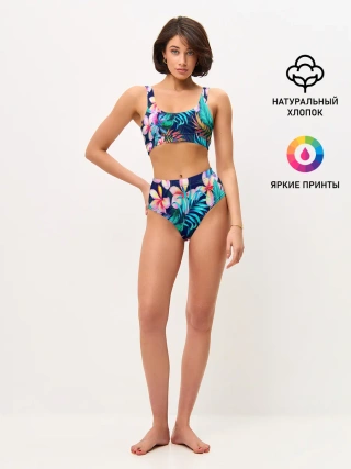 Женские топ и трусы / TROPIC FLOWER