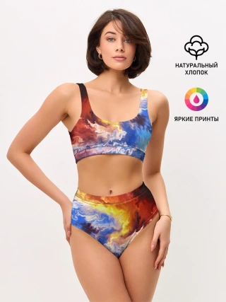 Женские топ и трусы / Краски