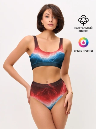 Женские топ и трусы / Огонь и лёд