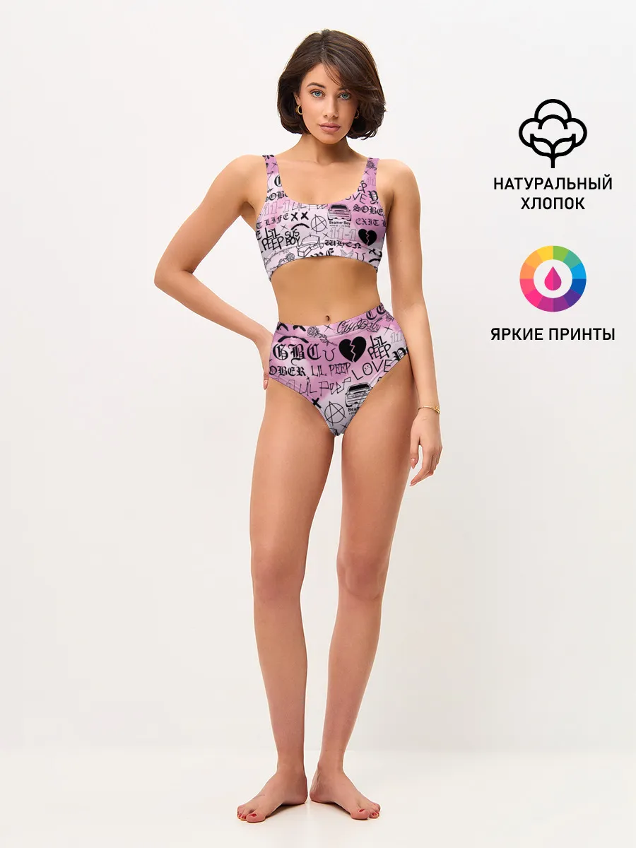 Женские топ и трусы / LIL PEEP.