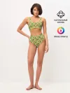 Женские топ и трусы / Веган Авокадо узор