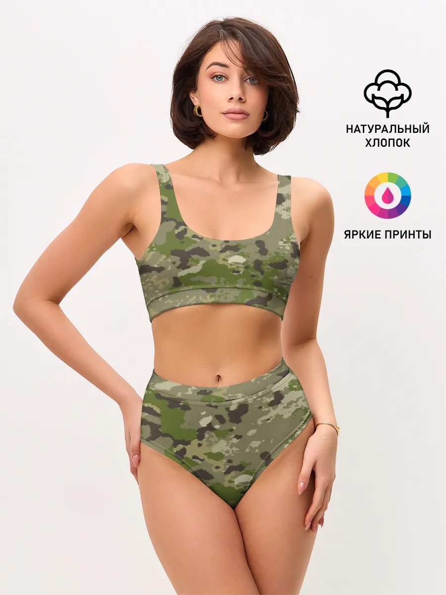 Женские топ и трусы / CAMOUFLAGE