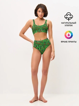Женские топ и трусы / Pepe The Frog