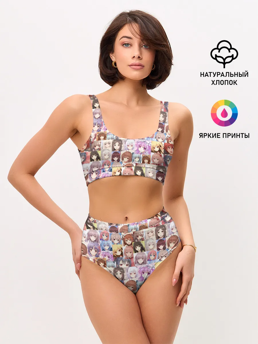 Женские топ и трусы / MANY FACES OF ANIME GIRLS