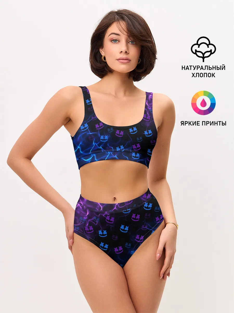 Женские топ и трусы / Marshmello