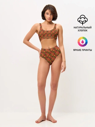 Женские топ и трусы / Maple leaves