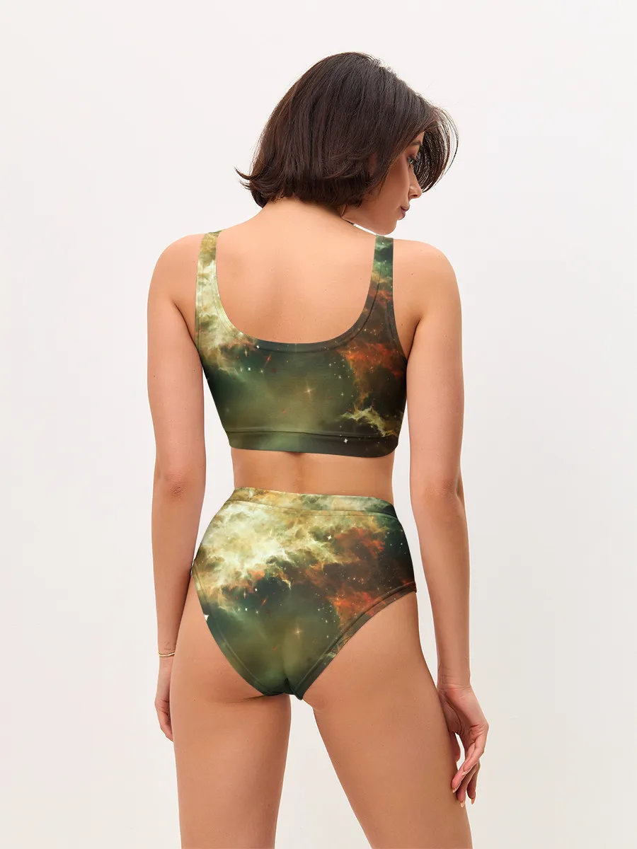 Женские топ и трусы / НЕОНОВЫЕ ЗВЕЗДЫ